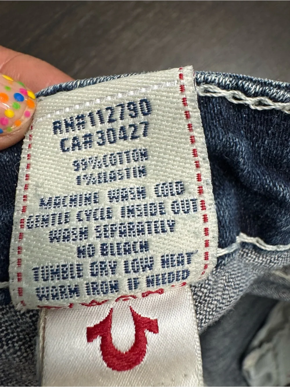 True Religion dark blue